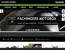 Tablet Screenshot of fachingers-motobox.de